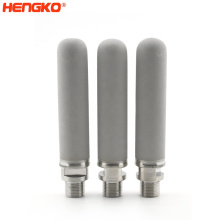 High strength powder sintered stainless steel microporous filter candle for water purifier